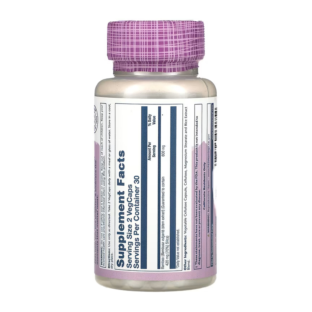 Bamboo Stem Extract 300mg - 60 vcaps. Фото 2