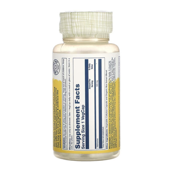 L-Methionine 500mg - 30 vcaps. Фото 2