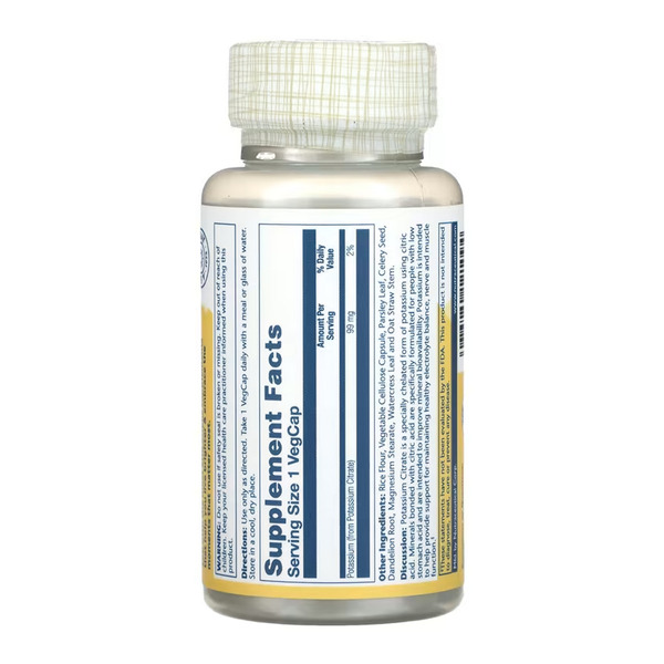 Potassium 99mg - 60 vcaps. Фото 2