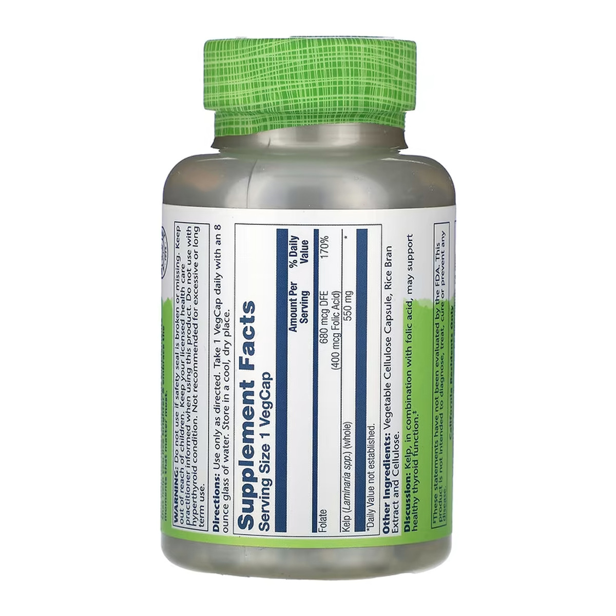 Kelp 550mg - 180 vcaps. Фото 2
