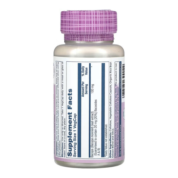 Bacopa 100mg - 60 vcaps. Фото 2