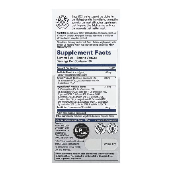 Complete Probiotic Active - 30 vcaps. Фото 2