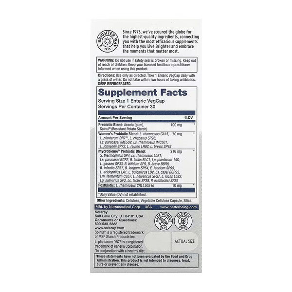 Complete Probiotic Women's - 30 vcaps. Фото 2