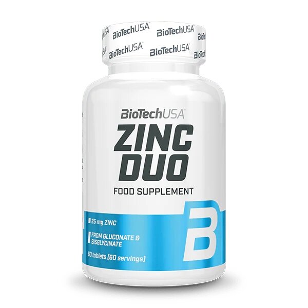 Цинк BioTech Zinc Duo, 60 таблеток