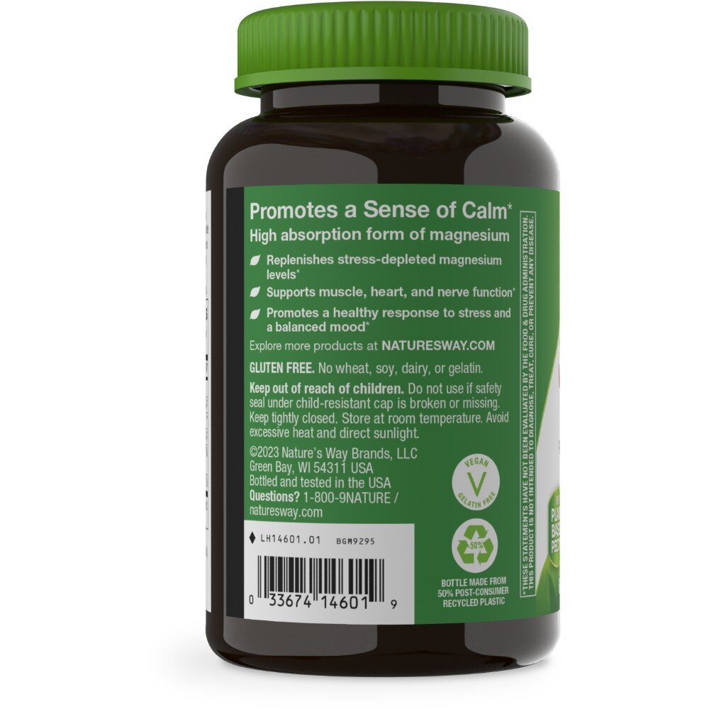 Желейки з магнієм Nature's Way Magnesium Gummy, 60 желейок. Фото 3