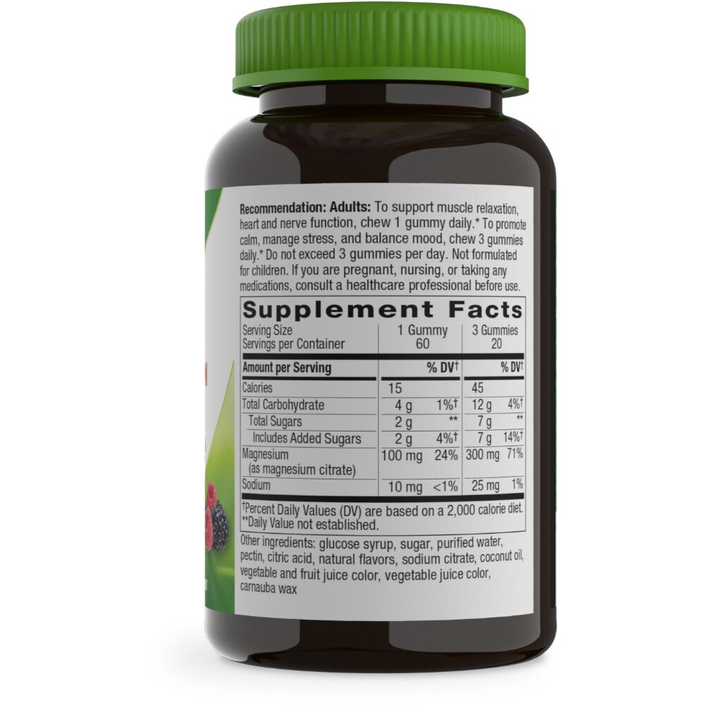Желейки з магнієм Nature's Way Magnesium Gummy, 60 желейок. Фото 2