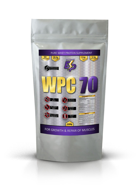 Протеїн сороватковий 2,5 кг "70% Whey protein" Extreme Power" Смаки