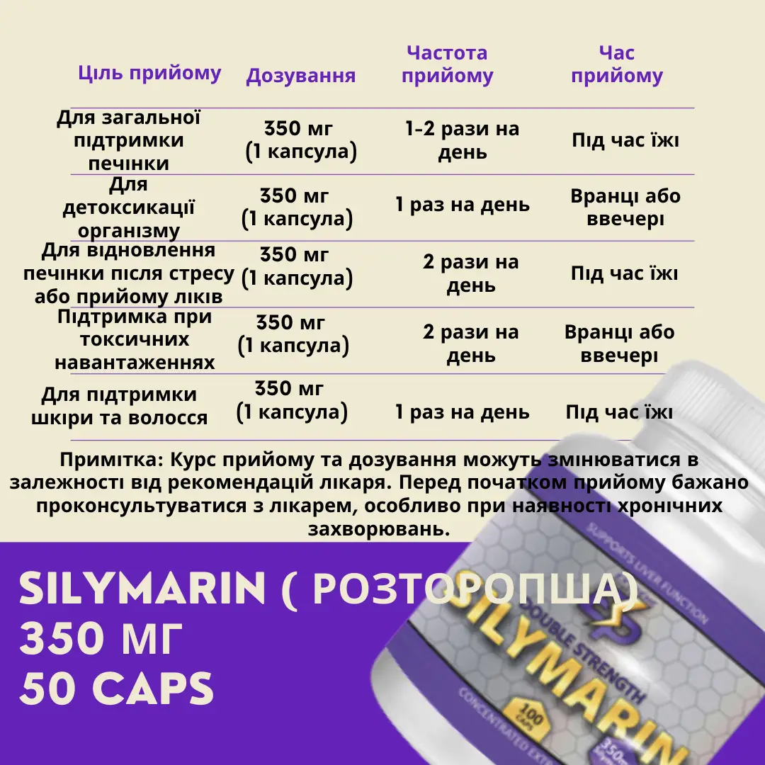 Здоровье печени Extreme Power-Silymarin 350 мг (50 капсул) (силимарин, расторопша). Фото 7