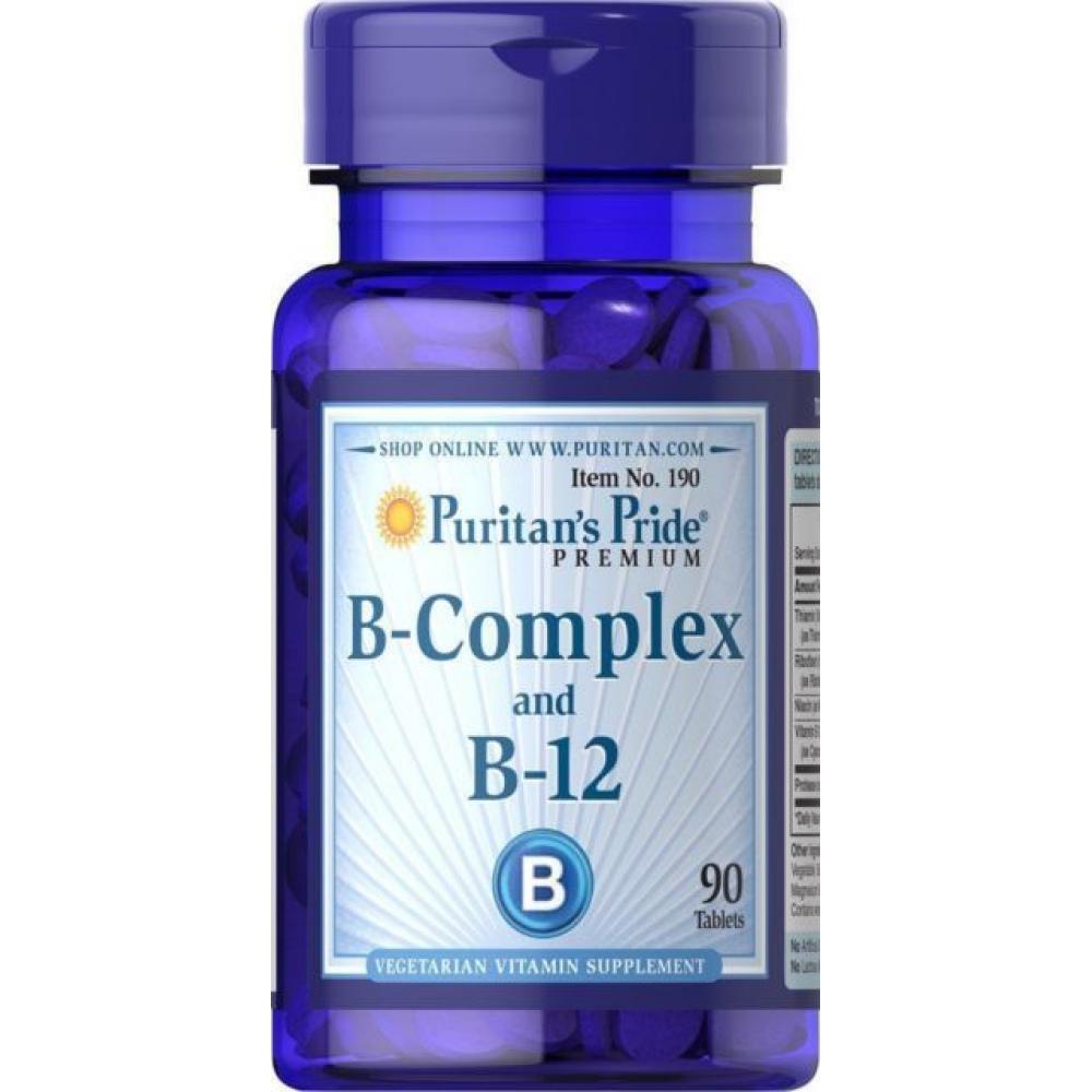 B-Complex B-12 - 90tabs. Фото 3