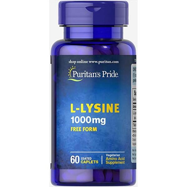 L-Lysine 1000 mg - 60 Caplets. Фото 3