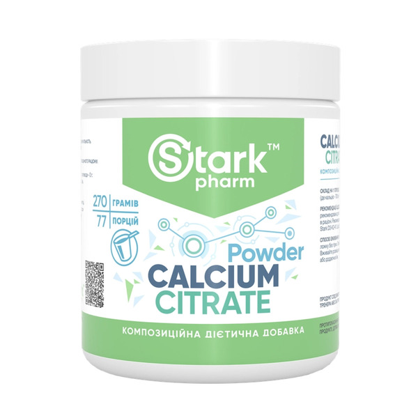 Stark Calcium Citrate Powder - 270g. Фото 3