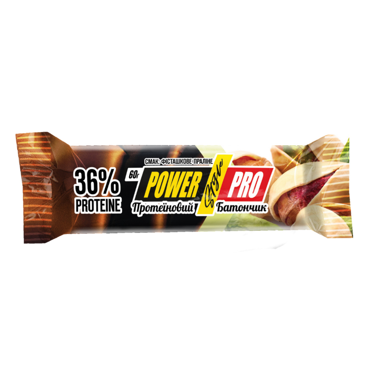 Protein Bar Nutella 36% - 20x60g Pistachio praline. Фото 3