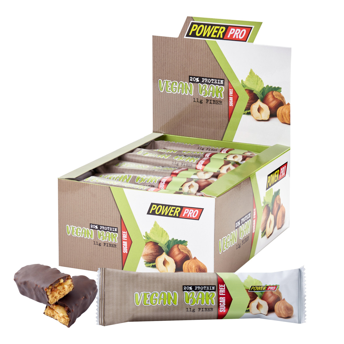 Vegan Bar 32% protein - 20x60g. Фото 3