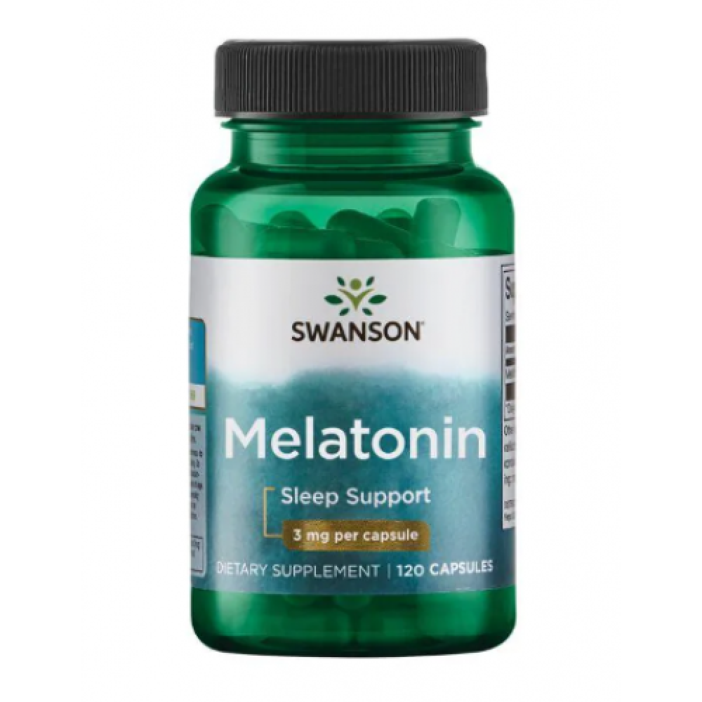 Melatonin 3 mg - 120 caps. Фото 3