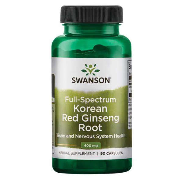 Korean Red Ginseng Root 400 mg - 90 Caps. Фото 3