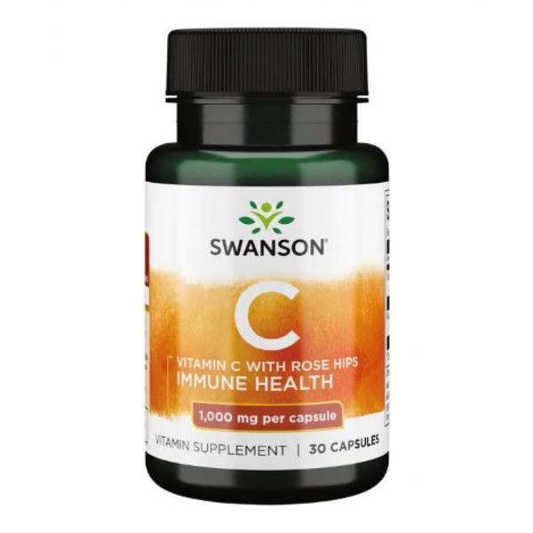Vitamin C Rose Hips 1000mg - 30caps