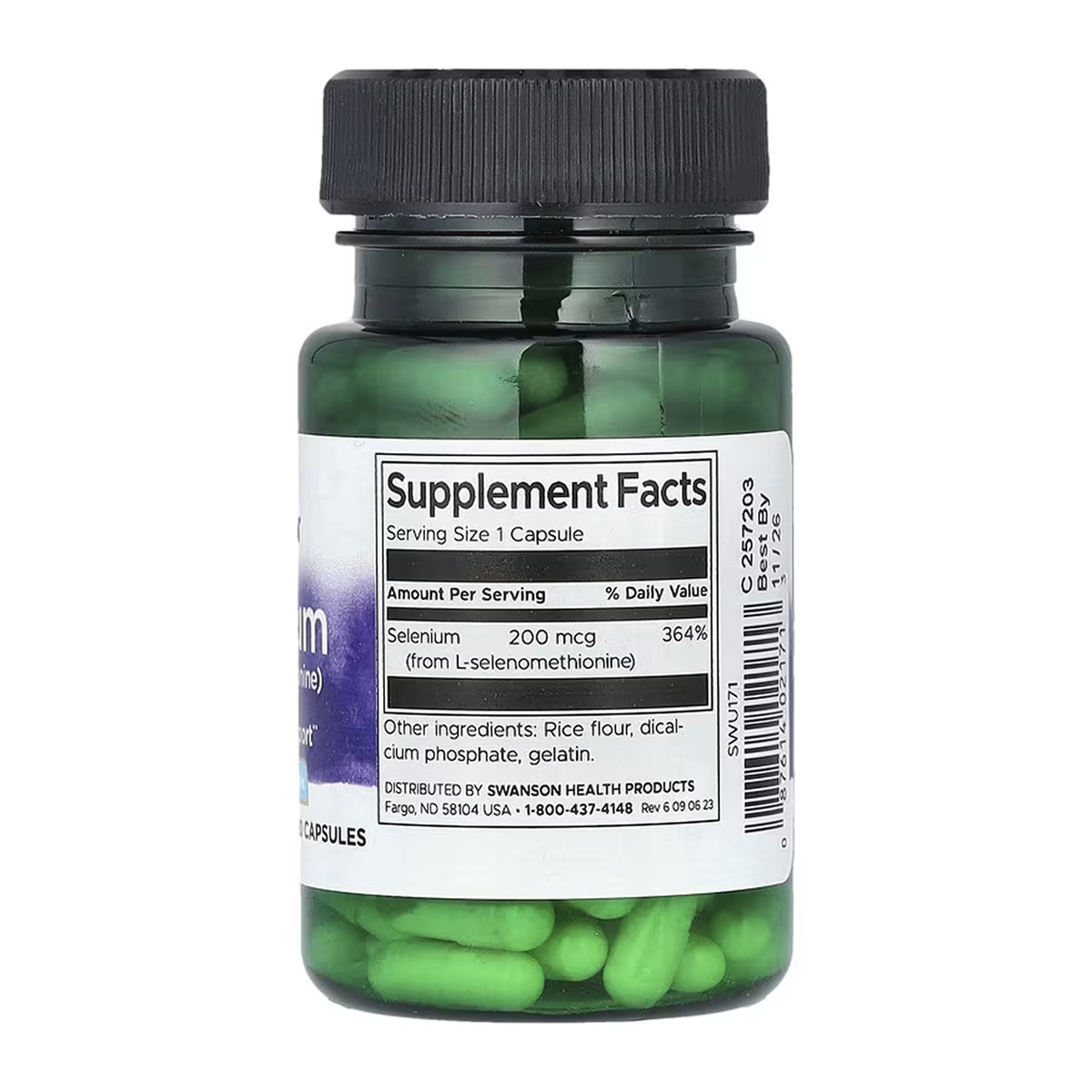 Selenium 200mcg - 120caps. Фото 2