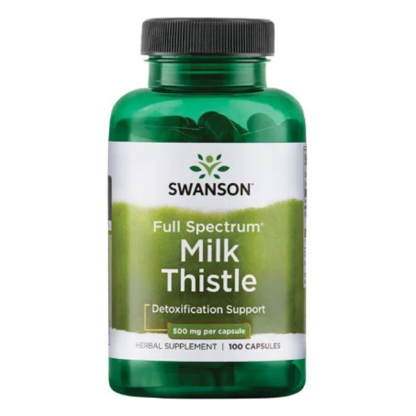 Milk Thistle 500mg - 100caps. Фото 3