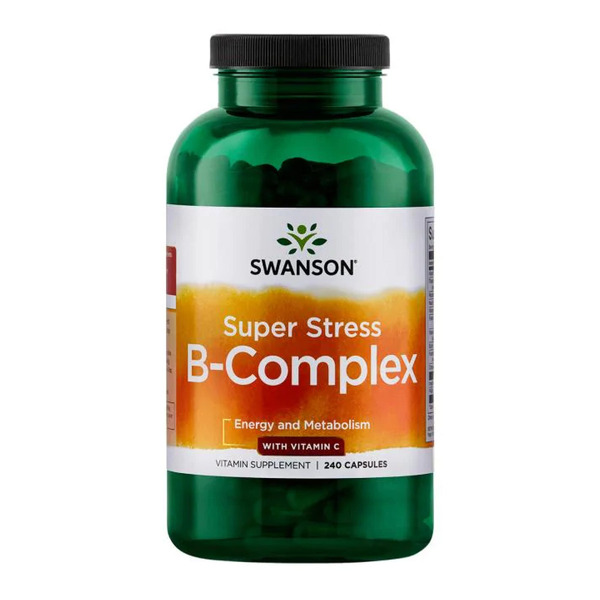Super Stress B-Complex with Vitamin C - 240 caps. Фото 3