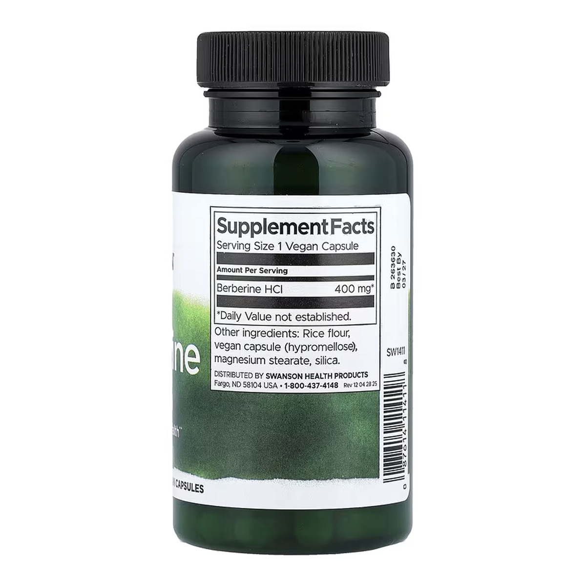 Berberine 400mg - 60 cap. Фото 4