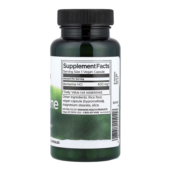 Berberine 400mg - 60 cap. Фото 2