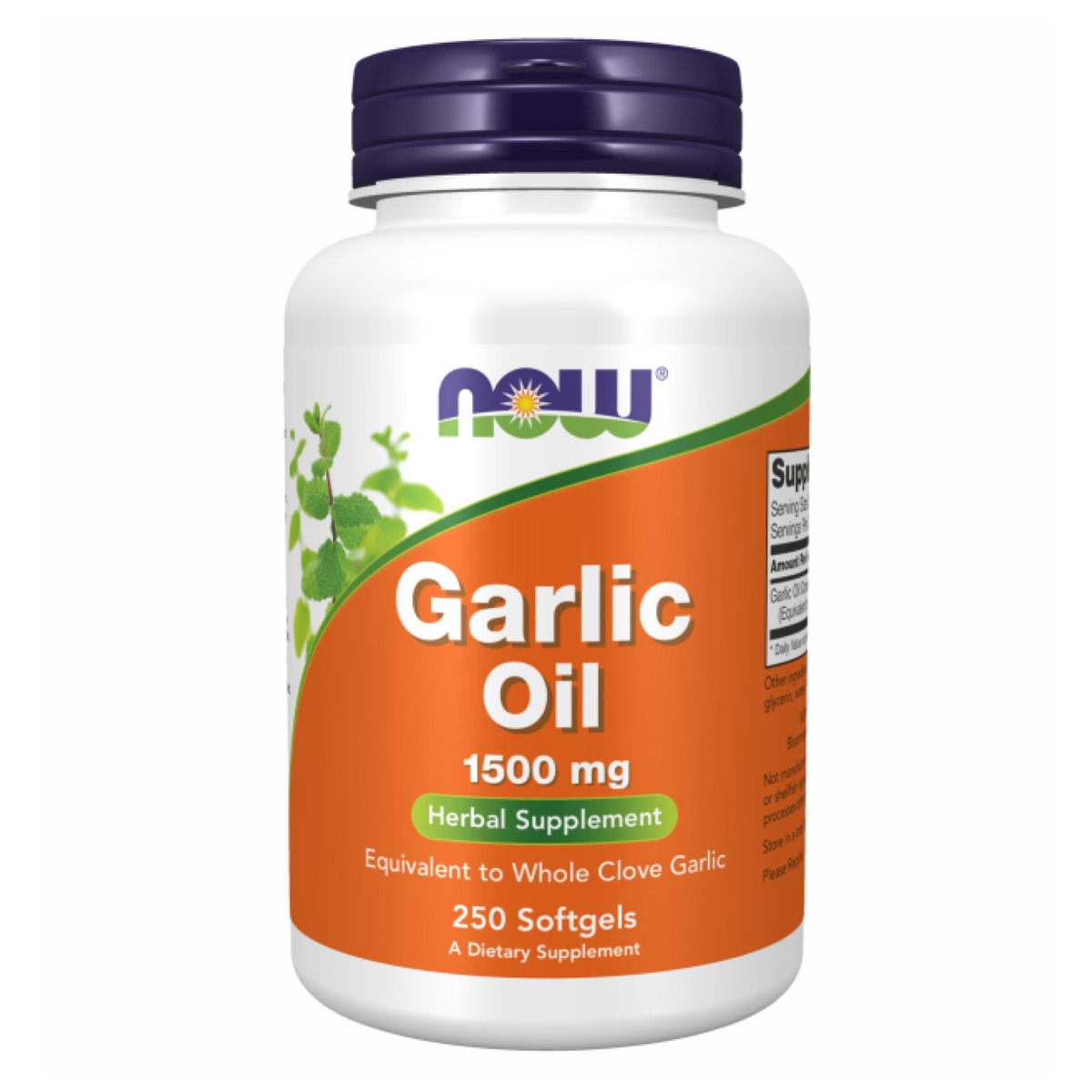 Garlic Oil 1500 mg - 250 softgels. Фото 4