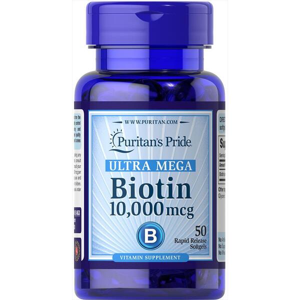 Biotin 10000mcg - 100caps. Фото 3