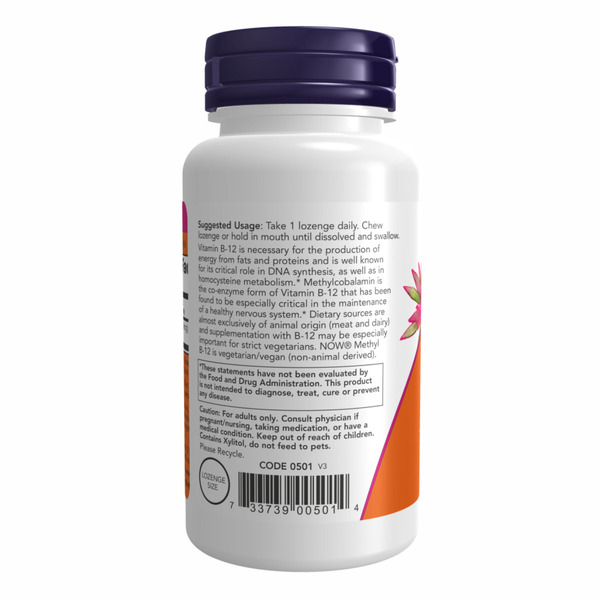 Methyl B-12 10000mcg - 60 lozenges. Фото 6