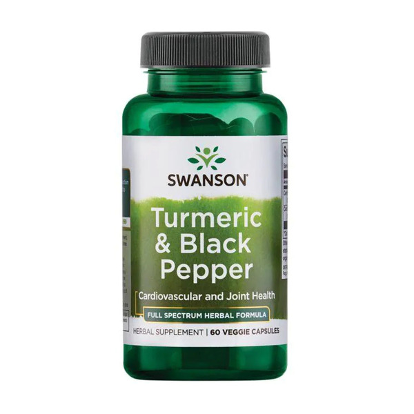 Turmeric Black Pepper - 60veg caps. Фото 3