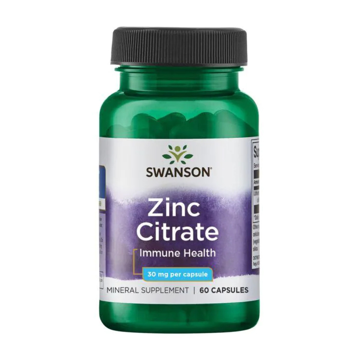 Zinc Citrate 30 mg - 60caps. Фото 3