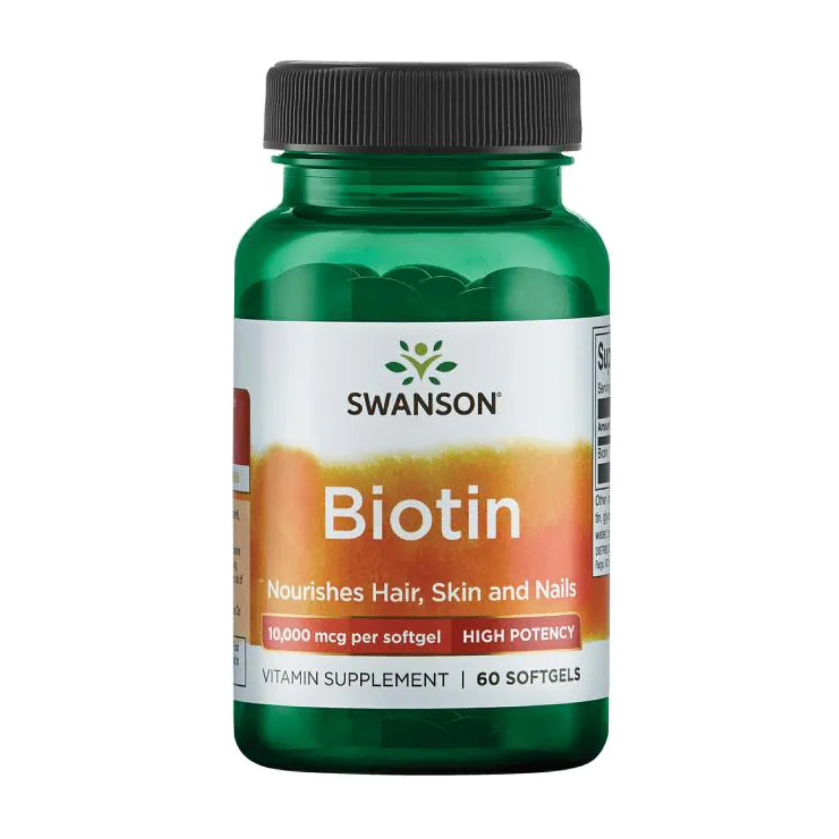 Biotin High Potency 10,000 mcg - 60sgels. Фото 3