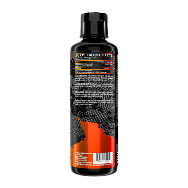 Liquid L-Carnitine 3000 - 480ml Orange Mango. Фото 4