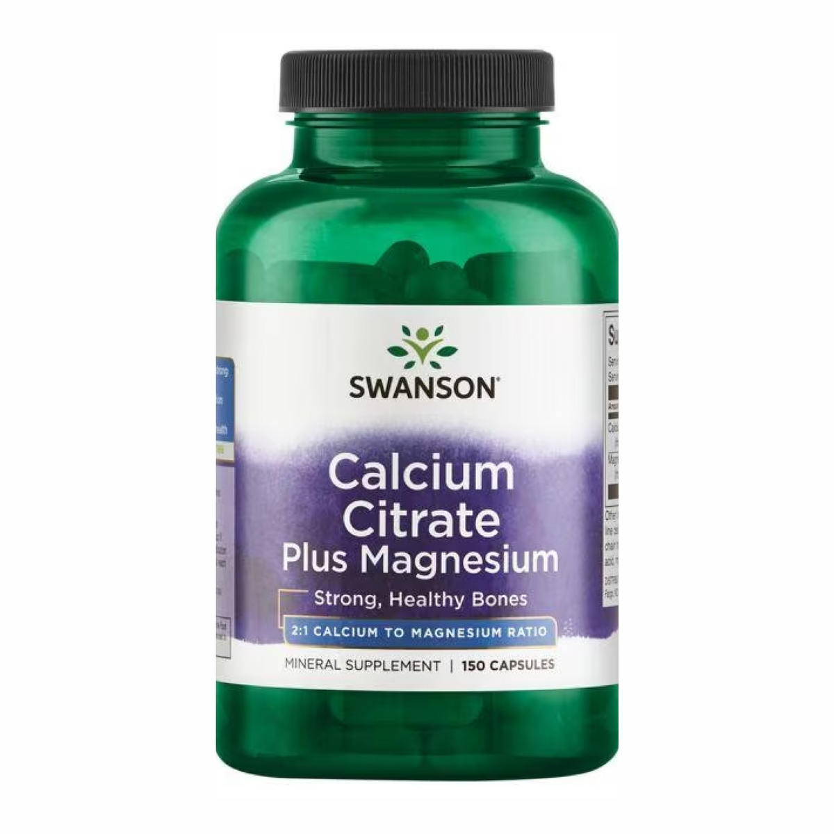 Calcium Citrate Plus Magnesium - 150caps. Фото 3