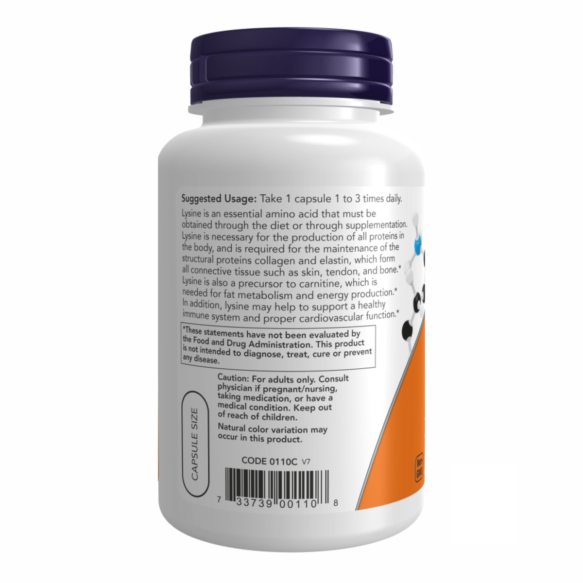 Lysine 500mg - 100 vcaps. Фото 3