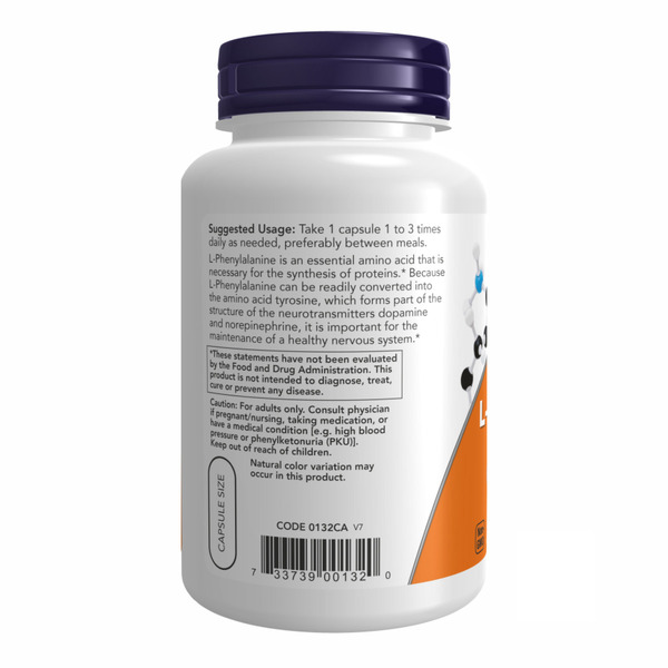 L-Phenylalanine 500mg - 120 vcaps. Фото 6