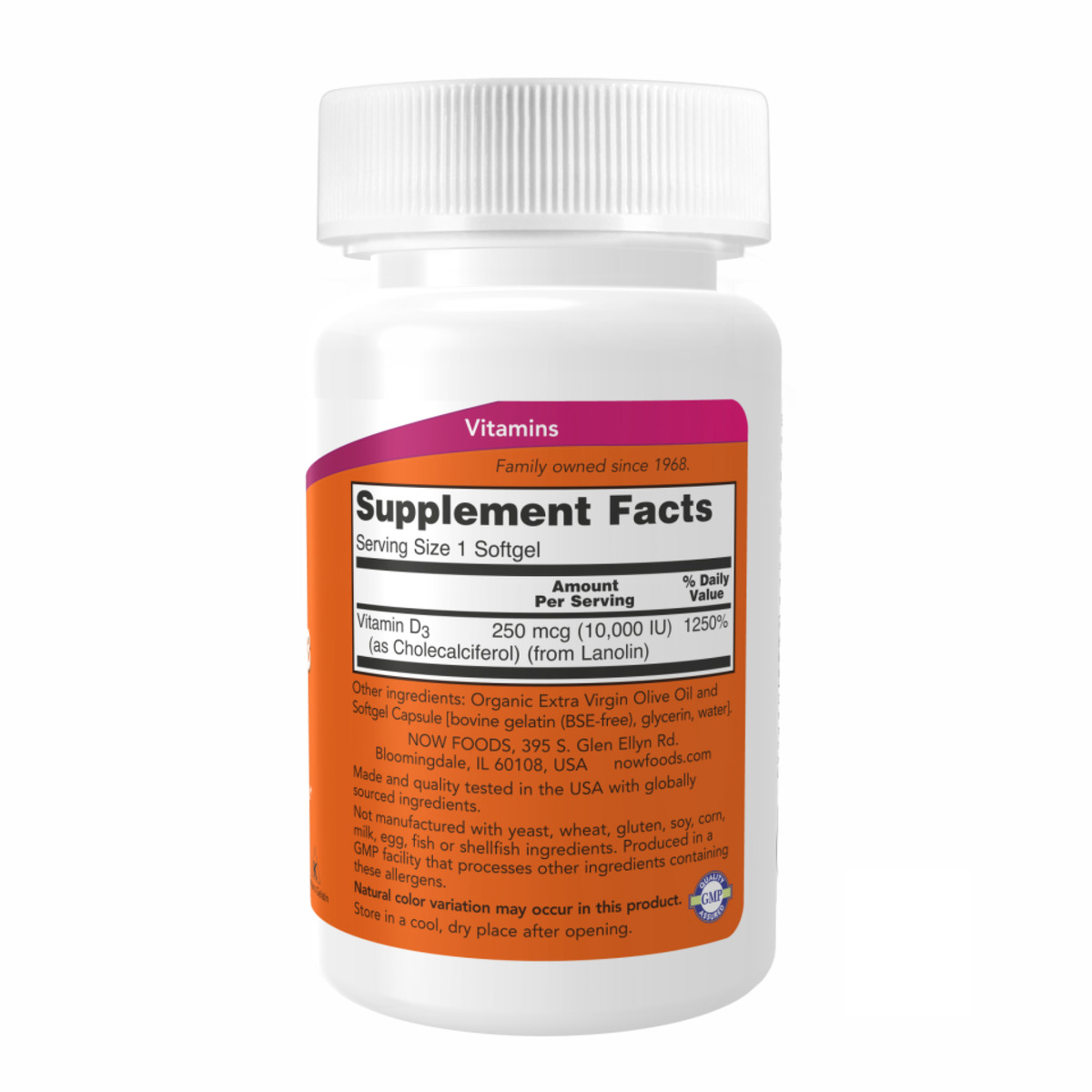 VIT D-3 10,000 IU - 120 sgels. Фото 2