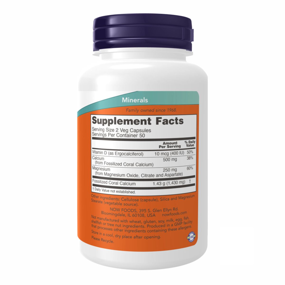 Coral Calcium Plus Mag, D - 100 vcaps. Фото 5