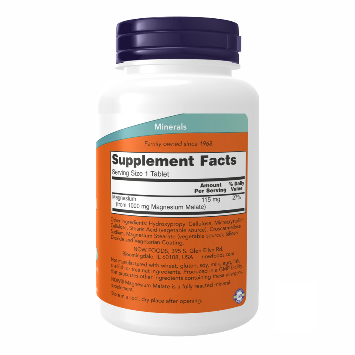 Magnesium Malate 1000mg - 180 tabs. Фото 5