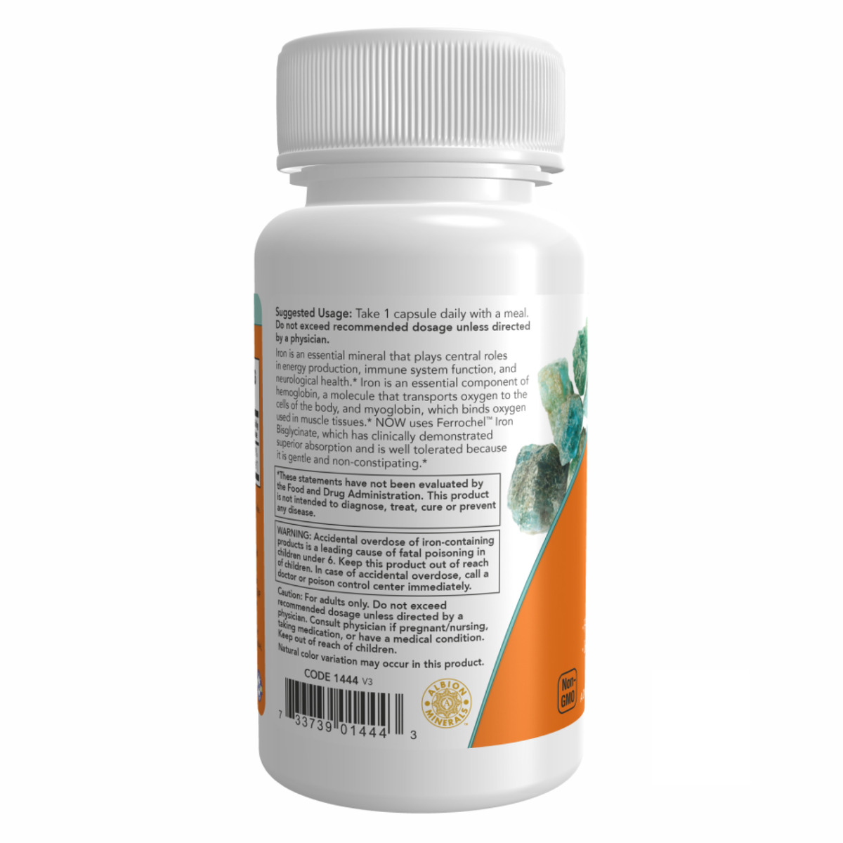 Iron 36mg Ferrochel - 90 vcaps. Фото 3