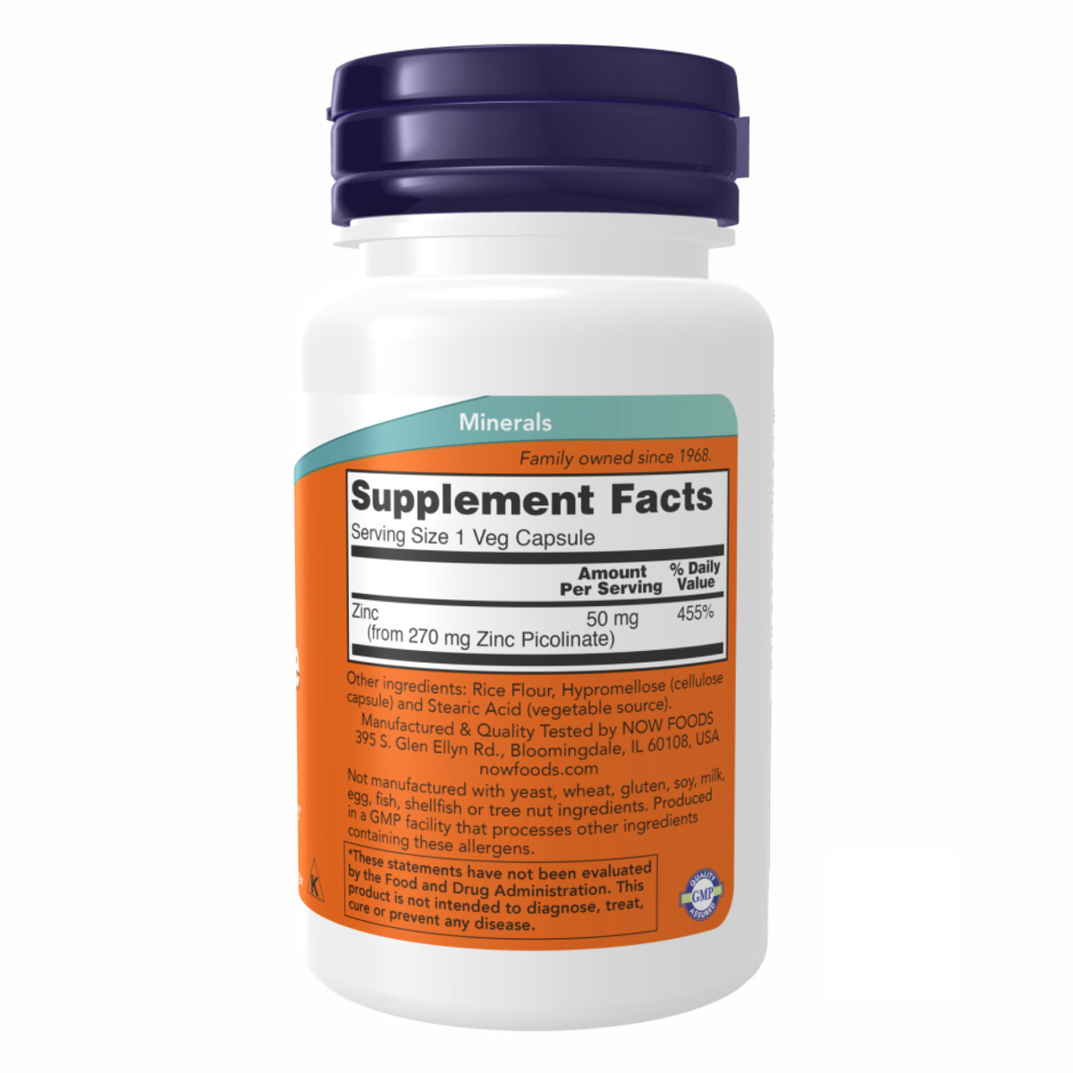 Zinc Picolinate 50 mg - 60 vcaps. Фото 5