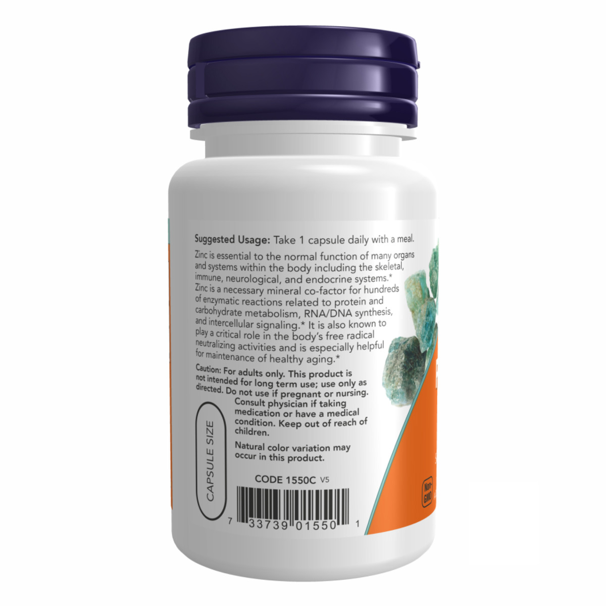 Zinc Picolinate 50 mg - 60 vcaps. Фото 3