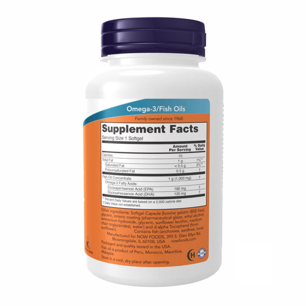 Omega-3 Enteric - 180 sgels. Фото 2