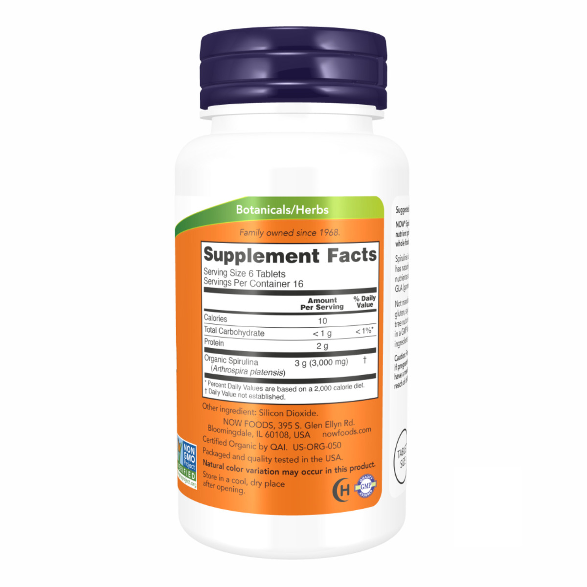 Spirulina 500 mg - 100 tabs. Фото 5
