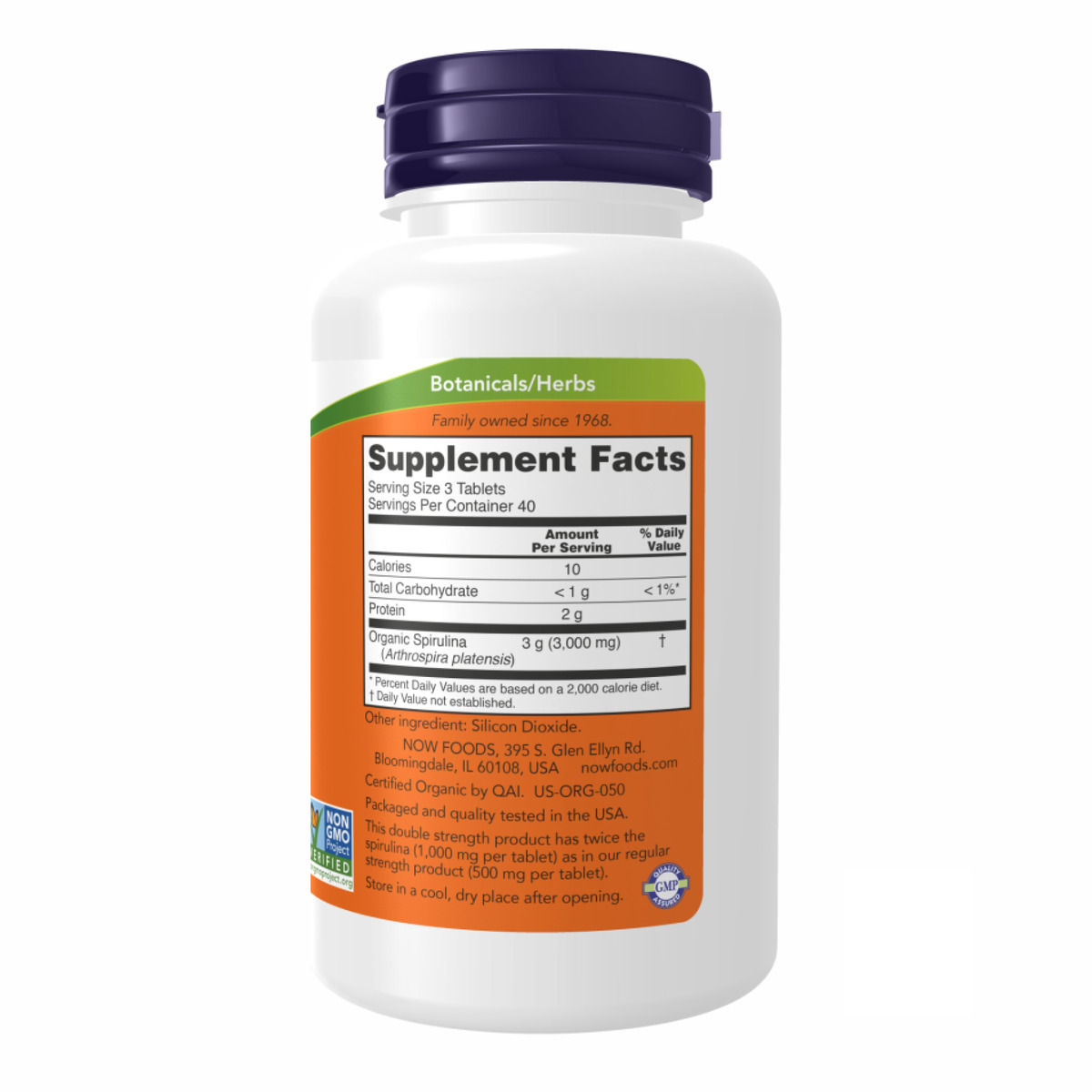 Spirulina 1000 mg - 120 tabs. Фото 5