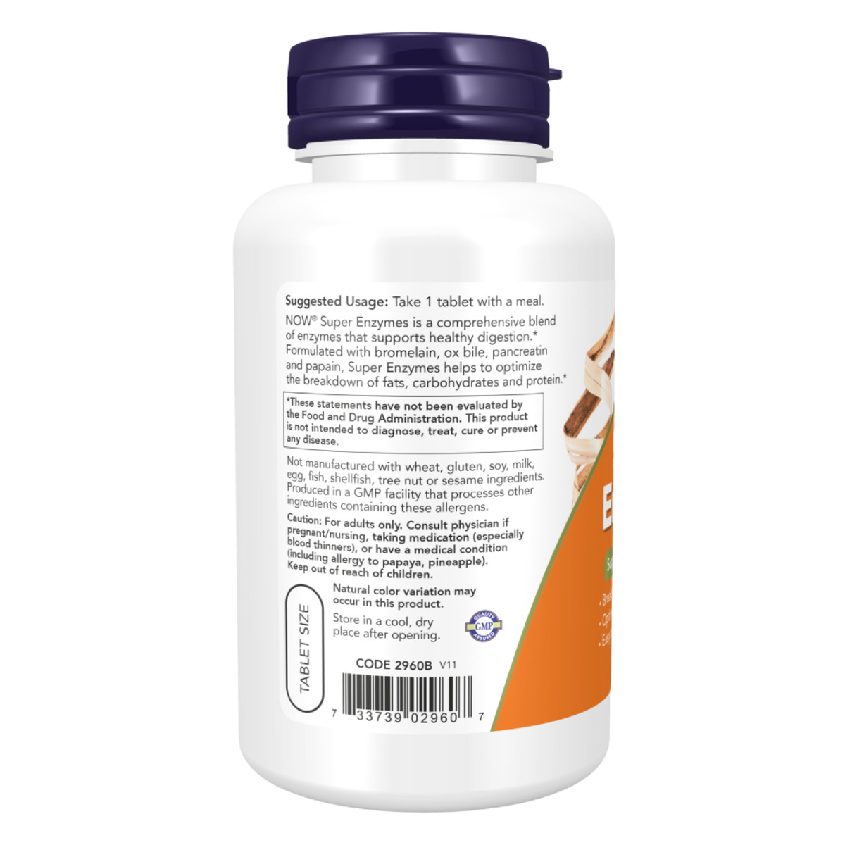 Super Enzymes - 90 tabs. Фото 3