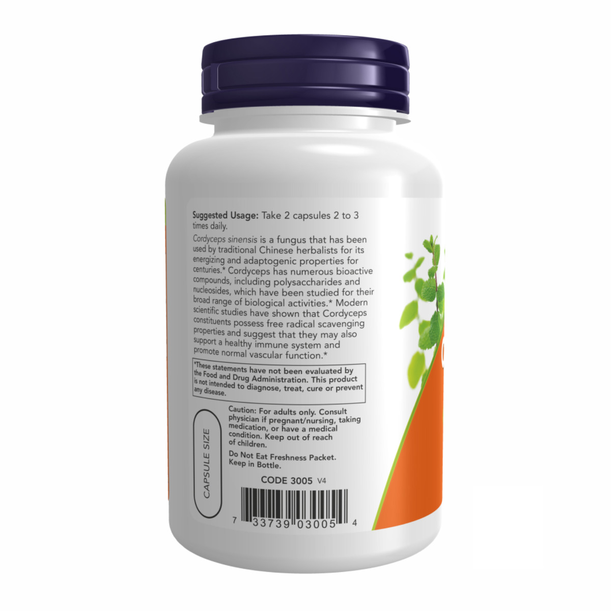 Cordyceps 750 mg - 90 vcaps. Фото 6