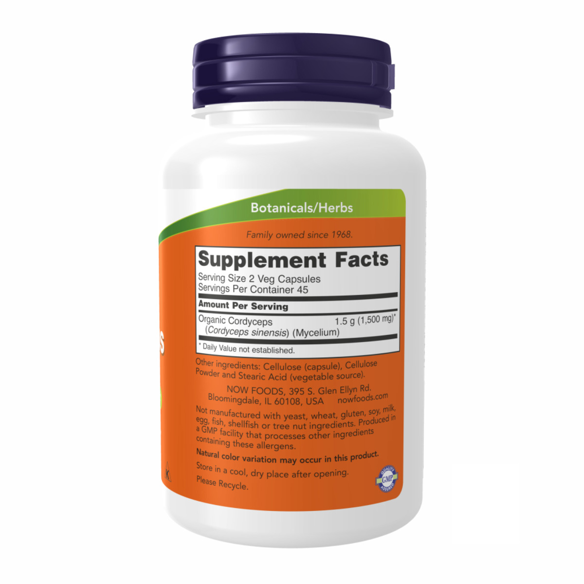 Cordyceps 750 mg - 90 vcaps. Фото 2