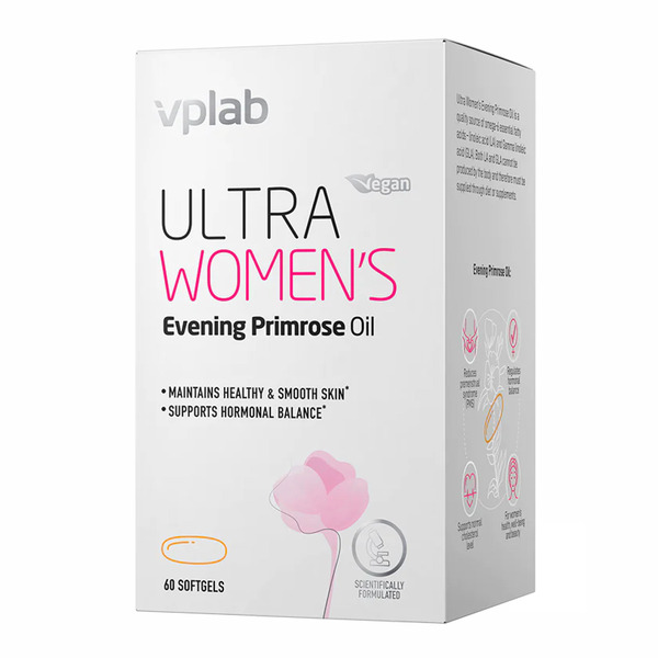 Ultra Women's Evening Primrose oil - 60 softgels. Фото 3