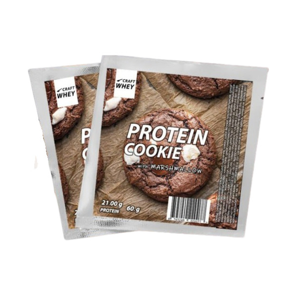 Protein Cookie - 60g Marshmallow (Поштучно). Фото 3