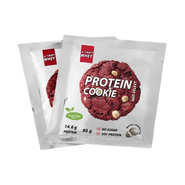 Protein Cookie - 60g Red Velvet (Поштучно). Фото 3